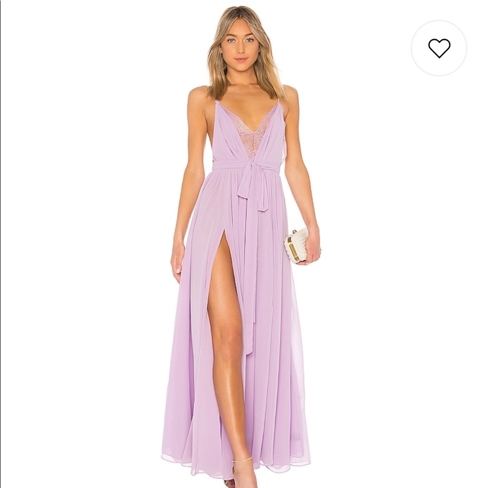 Micheal Castillo Justin Gown in Lilac